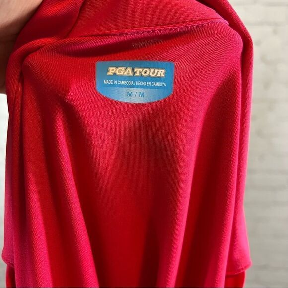 PGA Tour Golf Polo Women’s Size Medium Barbie Pink - Picture 4 of 7